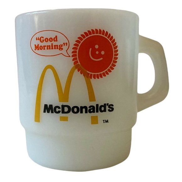 Fire King | Dining | Fire King Mcdonalds Good Morning Coffee Mug